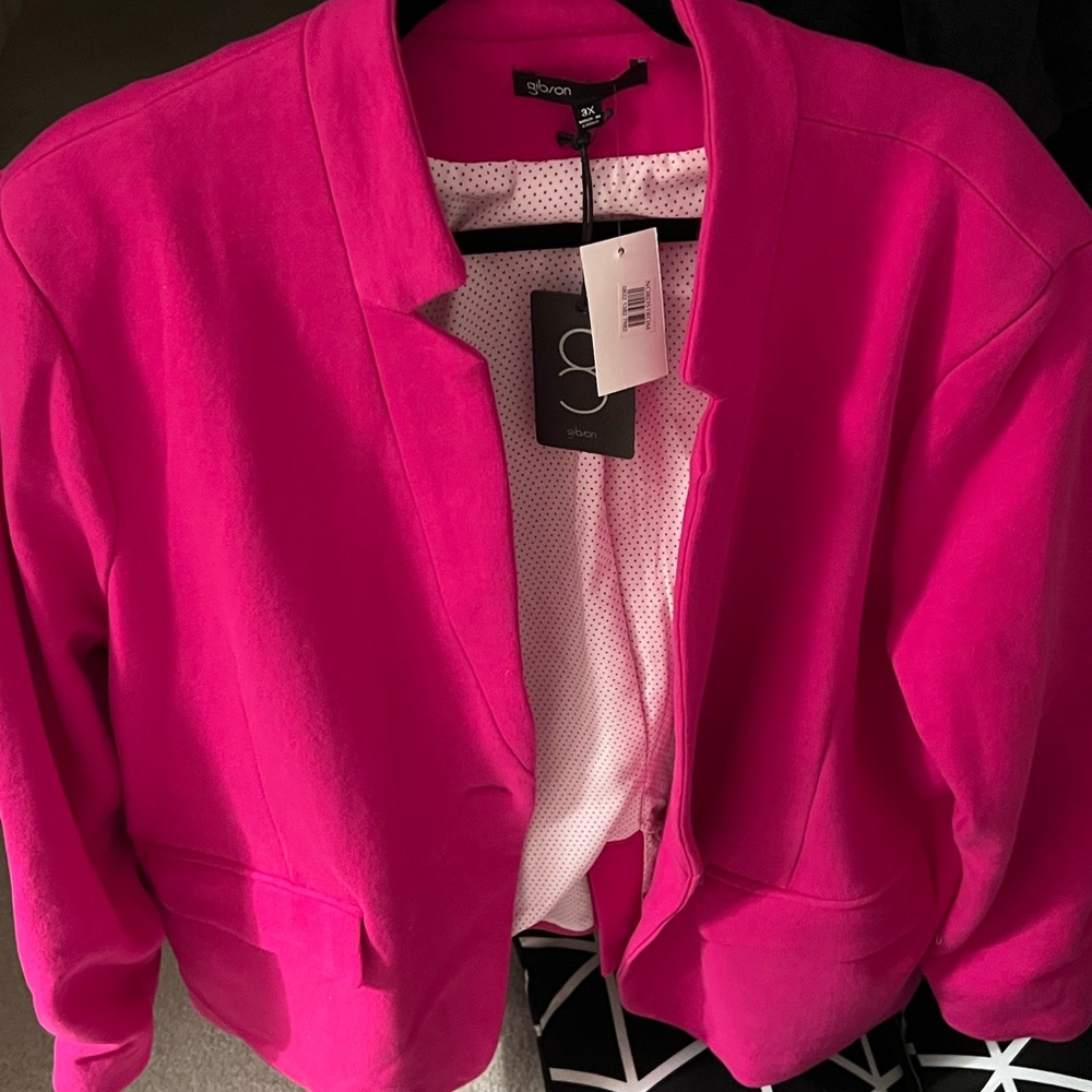 Hot pink blazer brand new never worn purchased from Nordstrom for $98.00